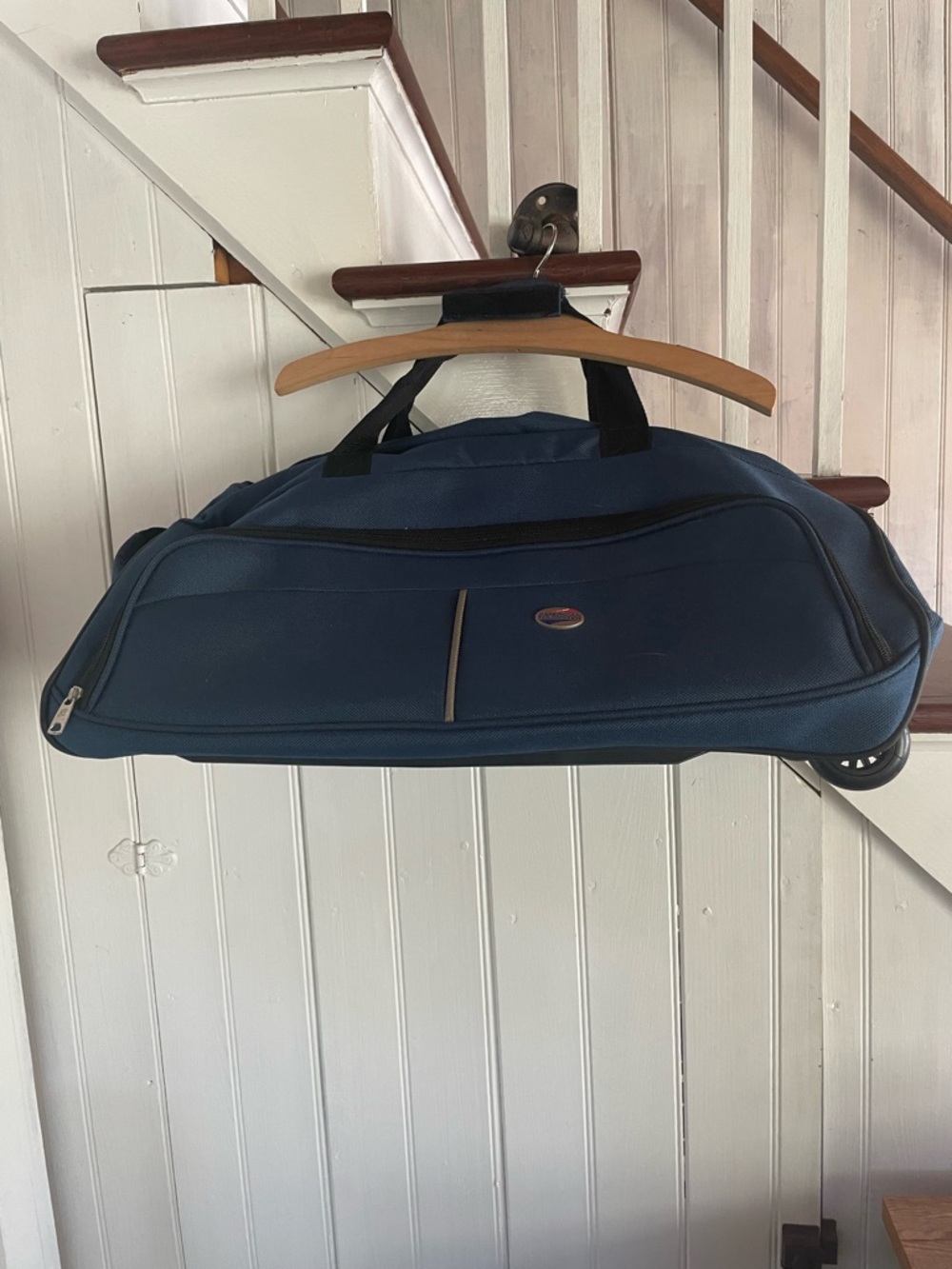 American Tourister Navy Blue Travel Duffle Bag